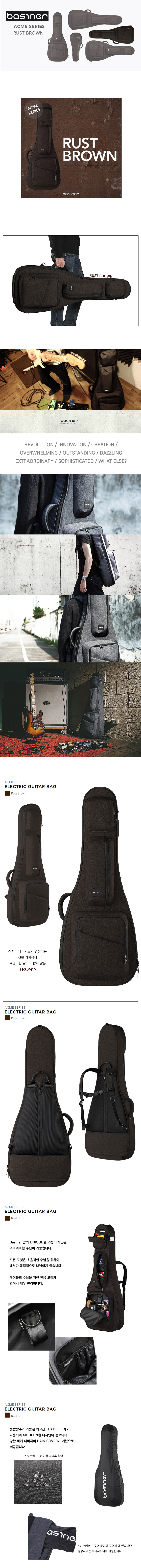 Basiner ACME-EG/Rust Brown ベイシナー エレキギター用ギグケース 送料無料basiner ベイシナー ギターケース ACME Series エレキギター